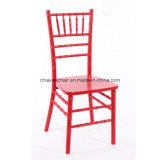 Red Color Solid Wooden Outdoor Chiavari Ballroom Events Chair