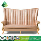 European Style Royal High Back Sofa Leather King Throne Sofa