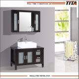 Modern Hotel Floor Mounted Design Waterproof Solid Wood Bathroom Furniture Vanity Combo