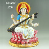Wholesale Resinic India God Statues Saraswati