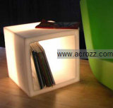 Outdoor Garden Party Illuminated Lighting Cube LED Furniture Stool
