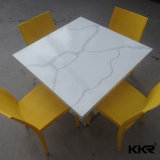 Small Fashion Solid Surface Cafe Furniture Chair Table (T1711279)