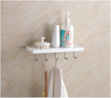Easy to Install Hole Wall Mounted ABS Shelf with Towel Rack (c-ry 04)