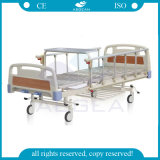 AG-Bys108 with Foldable Over Bed Table Manual Bed