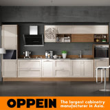 Oppein Modern Matte Lacquer Laminate Wood Kitchen Cabinet (OP16-024)