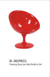Red Plastic Leisure Chair (B36)