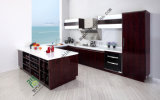 Red High Glossy UV Kitchen Furniture (zs-163)