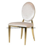 Modern Stainless Steel Golden Velvet Fabric Dining Chair for Dining Room Furniture, Wedding Chair, Banquet Chair