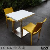 Modern Furniture Artificial Stone Fast Food Dining Table for Restaurant