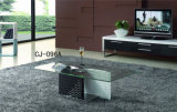 Rectangle Tempered Glass Coffee Table Glass Living Room Furniture (CJ-096A)