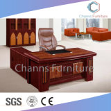 L Shape Furniture Mobile Credenza Office Painting Boss Desk (CAS-SW1713)