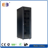 19 Inch Glass Door Network Cabinet with Aluminum Alloy Strip