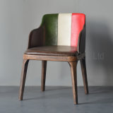 Italian Flag Leather Armrest Poliform Grace Chair (SP-HC315)