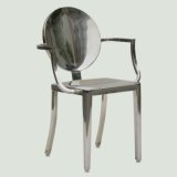 Emeco Metal Dining Restaurant Stainless Steel Arm Kong Chair
