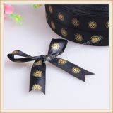 Satin Ribbon with Printing for Christmas/Party/Birthdays Gift Decorations