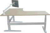 L Shaped Electric Height Adjustable Desk (LDG-ED302)