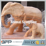 Natural Granite/Marble Carved Stone Animal Sculpture for Garden/Outdoor Decoration