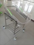 Hb-36 Medical Furniture Equipment Stainless Steel Infant Bed