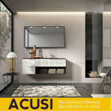 Modern Design Wall Hang Single Sink Wood Bathroom Cabinets (ACS1-W90)