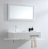 White Corian Acrylic Solid Surface Bathroom Wall Hung Basin