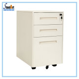 Colorful Mobile 3 Drawer Steel Filing Cabinet