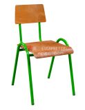 School Furniture Strong Metal Frame with Wooden Kids Chair Sf-04c