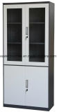 Luoyang Manufacture Half Glass Fashion Metal Steel Iron Filing Cupboard/Cabinet