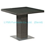 Wicker Furniture Modern Design Square Rattan Table