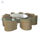 Hot Sale Sofa Outdoor Rattan Furniture with Chair Table Wicker Furniture Rattan Furniture for Outdoor Furniture with Tea Table
