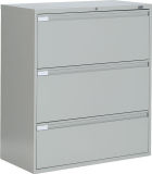 Steel Storage Kd Structure 3 Drawers Lateral Filing Cabinet