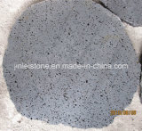 Big Hole Lava Round Stepping Stone for Outdoor Paving