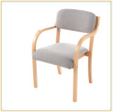 Dining Room Chair Side Chair with Wood Base