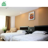 Commercial Hotel Bedroom Furniture Sets with Black Painting Finish Customized