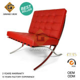 Red Leather Barcelona Meeting Chair (GV-BC02)