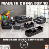 Leather Sofa Group with Ottaman for Living Room Furniture
