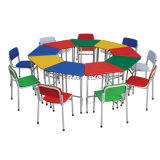 Nursery School Kids Wooden Table and Chairs Kindergarten Furniture