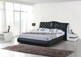 Modern Leisure Home Furniture Bedroom Leather Soft Bed