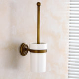 Flg Antique Bathroom Toilet Brush Holder with Solid Brass