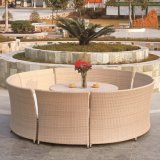 Outdoor Dining Set Round Rattan Table and Chairs (TG-JW08)