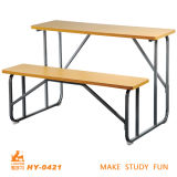 Cheap School Desk with Bench Simple Design Students Desk