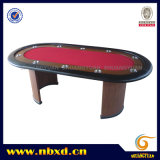 10 Person Poker Table with Wooden Leg (SY-T02)