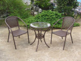 Waterproof Furniture Rattan Wicker Outdoor Garden 2 Chairs (FS-2001+ FS-2002)