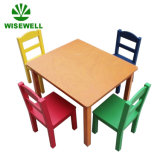 Solid Wood Kindergarten School Tables and Chairs