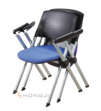 Folding Office Chair with Molded PP Back and Fabric Seat