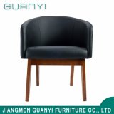 Leather Material Upholster Black Dining Room Chair