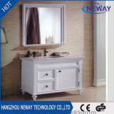 Classical White Solid Wooden Home Chinese Bathroom Vanity