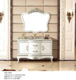 Solid Wood Bathroom Vanity Cabinet with Single Basin (13022)