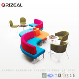 Orizeal Deft Design Round Modular Sofa with Stainless Steel (OZ-OSF027)