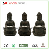 Polyresin Mini Buddha Statue with Candle Holder for Home Decoration