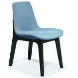 Contemporary Sky Blue Single Waterproof Sofa Chair with Blck Metal Legs
